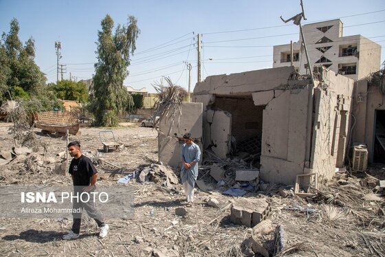 گزارش تصویری | خسارات ناشی از تجاوز هوایی آمریکا و رژیم صهیونیستی به ایران - اهواز / ۱ فروردین ۱۴۰۵