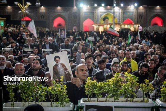 گزارش تصویری | مراسم وداع با شهید مقاومت، حجت‌الاسلام سیداسماعیل خطیب در حرم مطهر رضوی