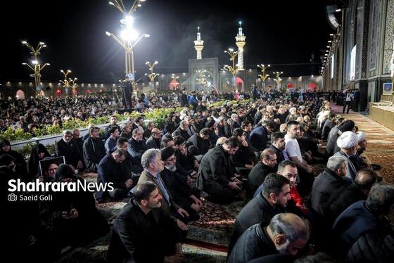 گزارش تصویری | مراسم وداع با شهید مقاومت، حجت‌الاسلام سیداسماعیل خطیب در حرم مطهر رضوی