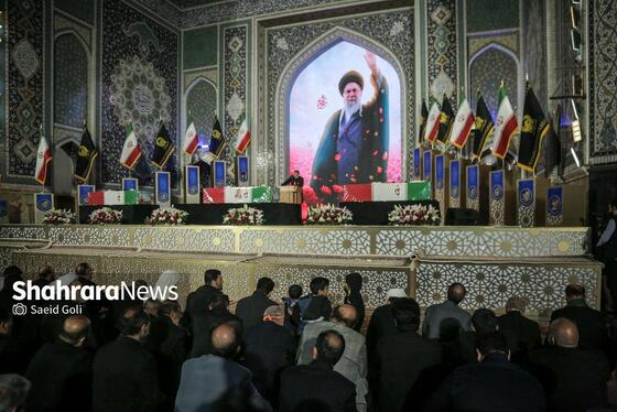 گزارش تصویری | مراسم وداع با شهید مقاومت، حجت‌الاسلام سیداسماعیل خطیب در حرم مطهر رضوی