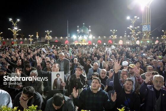 گزارش تصویری | مراسم وداع با شهید مقاومت، حجت‌الاسلام سیداسماعیل خطیب در حرم مطهر رضوی