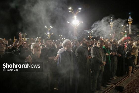 گزارش تصویری | مراسم وداع با شهید مقاومت، حجت‌الاسلام سیداسماعیل خطیب در حرم مطهر رضوی