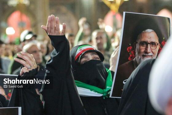 گزارش تصویری | مراسم وداع با شهید مقاومت، حجت‌الاسلام سیداسماعیل خطیب در حرم مطهر رضوی