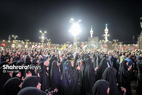 گزارش تصویری | مراسم وداع با شهید مقاومت، حجت‌الاسلام سیداسماعیل خطیب در حرم مطهر رضوی