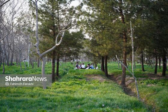 گزارش تصویری | بوستان غدیر مشهد در روز دوم فروردین ۱۴۰۵