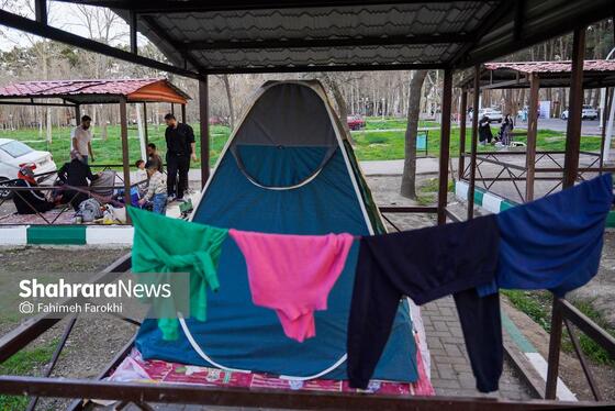 گزارش تصویری | بوستان غدیر مشهد در روز دوم فروردین ۱۴۰۵