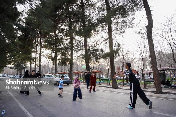 گزارش تصویری | بوستان غدیر مشهد در روز دوم فروردین ۱۴۰۵