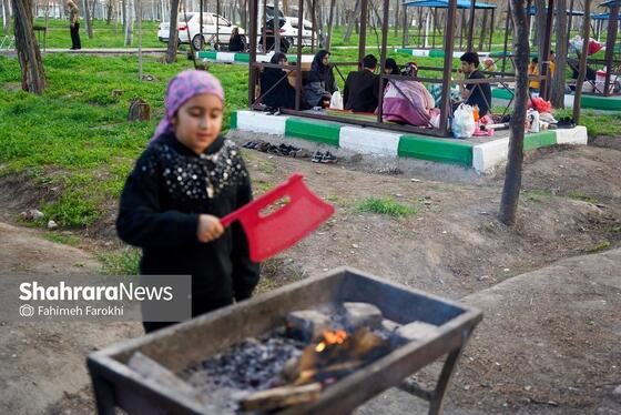 گزارش تصویری | بوستان غدیر مشهد در روز دوم فروردین ۱۴۰۵