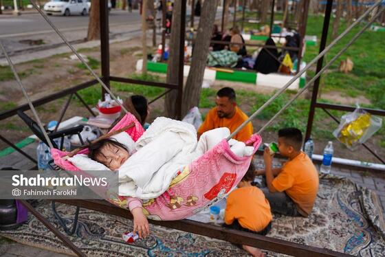 گزارش تصویری | بوستان غدیر مشهد در روز دوم فروردین ۱۴۰۵