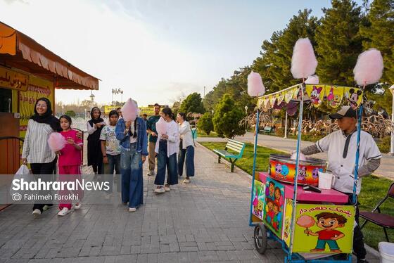 گزارش تصویری | بوستان غدیر مشهد در روز دوم فروردین ۱۴۰۵