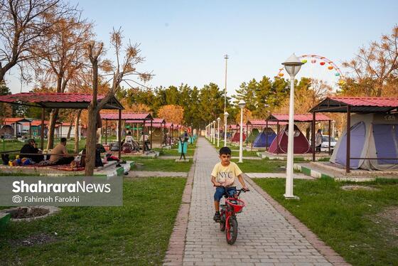 گزارش تصویری | بوستان غدیر مشهد در روز دوم فروردین ۱۴۰۵