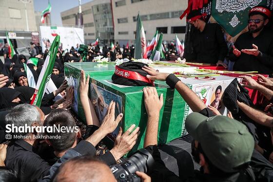 گزارش تصویری | مراسم تشییع پیکر شهید حجت‌الاسلام خطیب، وزیر اطلاعات در مشهد