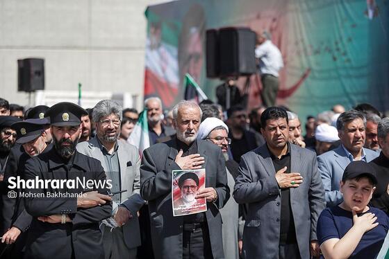 گزارش تصویری | مراسم تشییع پیکر شهید حجت‌الاسلام خطیب، وزیر اطلاعات در مشهد