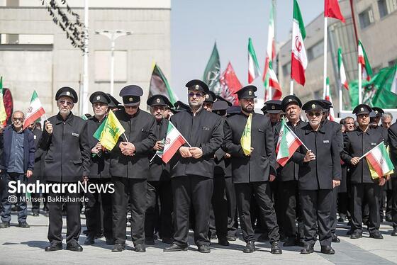 گزارش تصویری | مراسم تشییع پیکر شهید حجت‌الاسلام خطیب، وزیر اطلاعات در مشهد