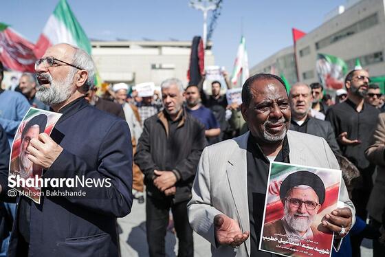 گزارش تصویری | مراسم تشییع پیکر شهید حجت‌الاسلام خطیب، وزیر اطلاعات در مشهد