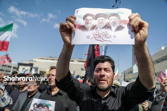 گزارش تصویری | مراسم تشییع پیکر شهید حجت‌الاسلام خطیب، وزیر اطلاعات در مشهد