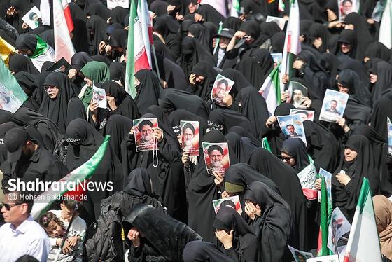 گزارش تصویری | مراسم تشییع پیکر شهید حجت‌الاسلام خطیب، وزیر اطلاعات در مشهد