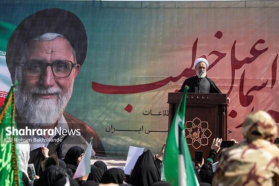 گزارش تصویری | مراسم تشییع پیکر شهید حجت‌الاسلام خطیب، وزیر اطلاعات در مشهد