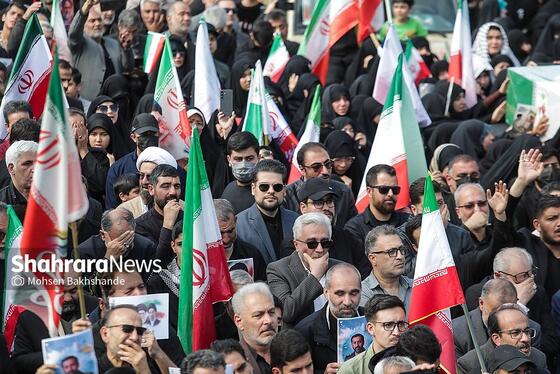 گزارش تصویری | مراسم تشییع پیکر شهید حجت‌الاسلام خطیب، وزیر اطلاعات در مشهد