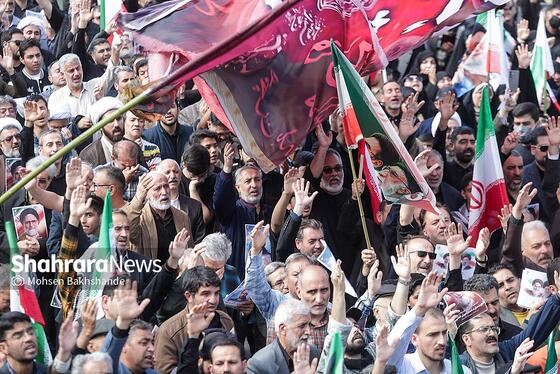 گزارش تصویری | مراسم تشییع پیکر شهید حجت‌الاسلام خطیب، وزیر اطلاعات در مشهد