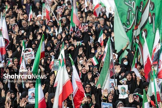 گزارش تصویری | مراسم تشییع پیکر شهید حجت‌الاسلام خطیب، وزیر اطلاعات در مشهد