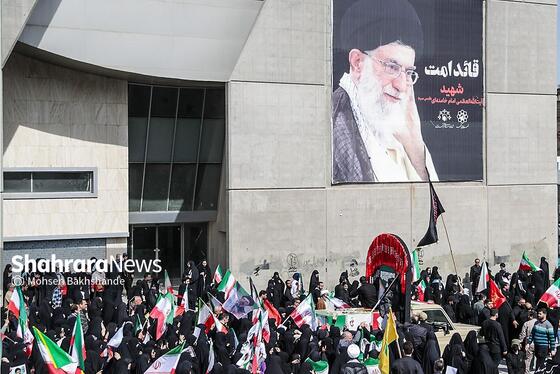 گزارش تصویری | مراسم تشییع پیکر شهید حجت‌الاسلام خطیب، وزیر اطلاعات در مشهد