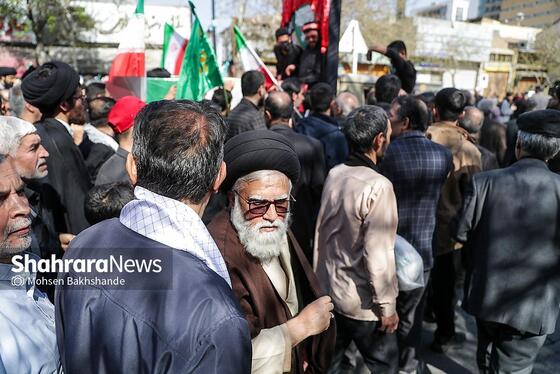 گزارش تصویری | مراسم تشییع پیکر شهید حجت‌الاسلام خطیب، وزیر اطلاعات در مشهد