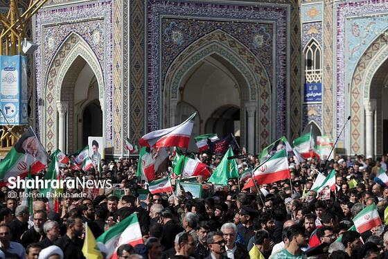 گزارش تصویری | مراسم تشییع پیکر شهید حجت‌الاسلام خطیب، وزیر اطلاعات در مشهد