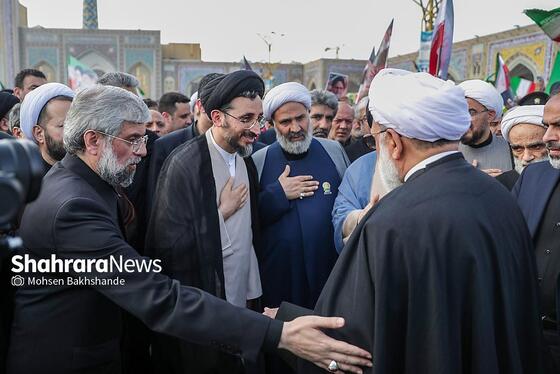 گزارش تصویری | مراسم تشییع پیکر شهید حجت‌الاسلام خطیب، وزیر اطلاعات در مشهد