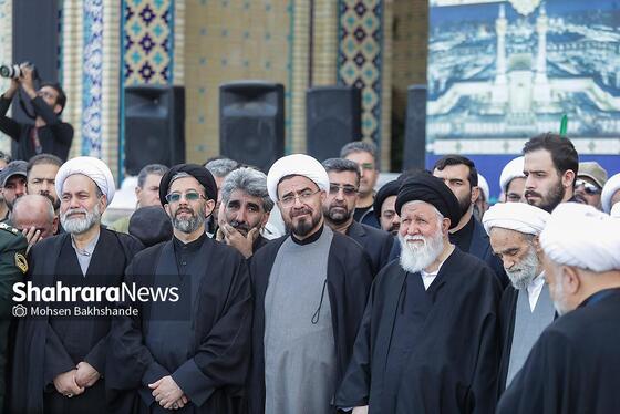 گزارش تصویری | مراسم تشییع پیکر شهید حجت‌الاسلام خطیب، وزیر اطلاعات در مشهد