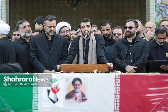 گزارش تصویری | مراسم تشییع پیکر شهید حجت‌الاسلام خطیب، وزیر اطلاعات در مشهد