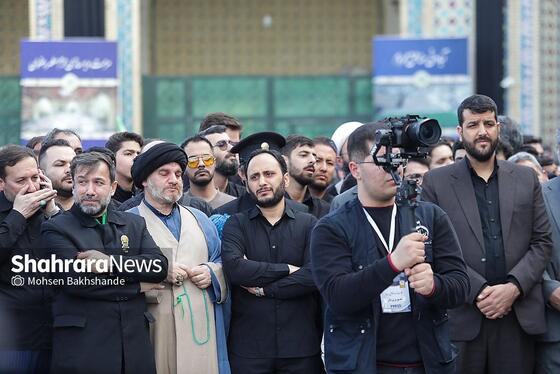 گزارش تصویری | مراسم تشییع پیکر شهید حجت‌الاسلام خطیب، وزیر اطلاعات در مشهد