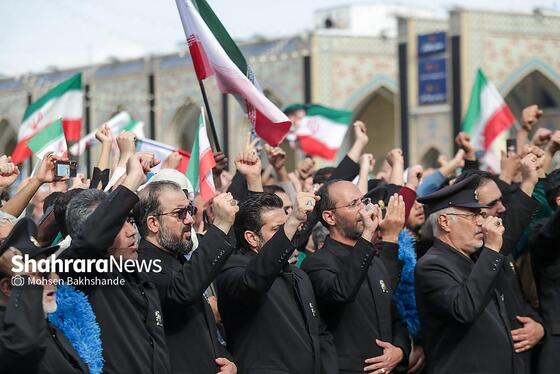 گزارش تصویری | مراسم تشییع پیکر شهید حجت‌الاسلام خطیب، وزیر اطلاعات در مشهد