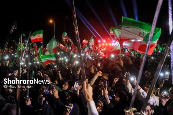 مراسم رونمایی از بزرگترین المان هنری شهری مشهد با عنوان «وطن»