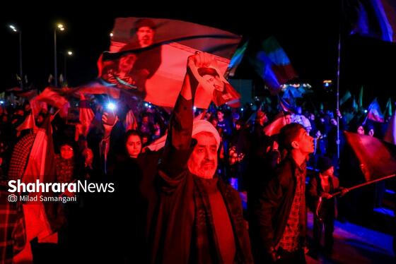 مراسم رونمایی از بزرگترین المان هنری شهری مشهد با عنوان «وطن»