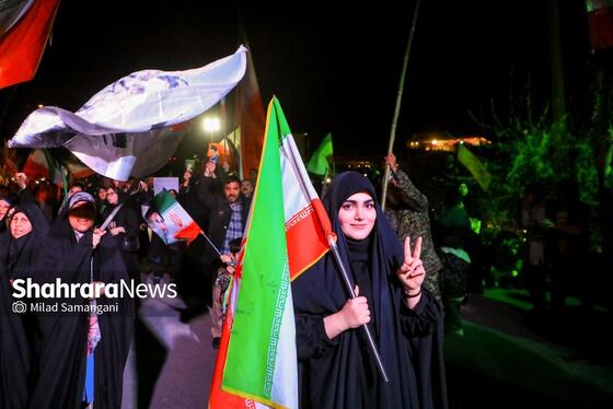 مراسم رونمایی از بزرگترین المان هنری شهری مشهد با عنوان «وطن»