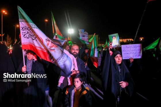 مراسم رونمایی از بزرگترین المان هنری شهری مشهد با عنوان «وطن»