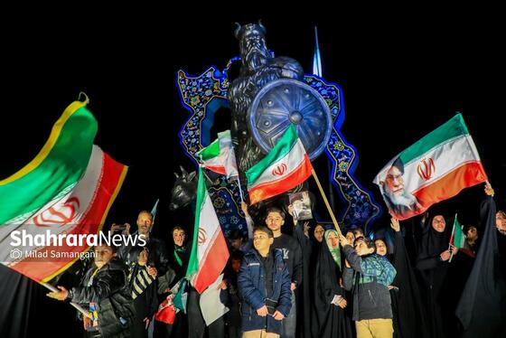 مراسم رونمایی از بزرگترین المان هنری شهری مشهد با عنوان «وطن»