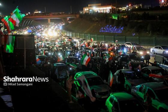 مراسم رونمایی از بزرگترین المان هنری شهری مشهد با عنوان «وطن»