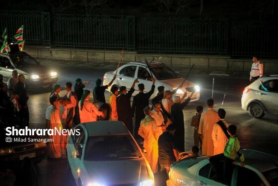 مراسم رونمایی از بزرگترین المان هنری شهری مشهد با عنوان «وطن»