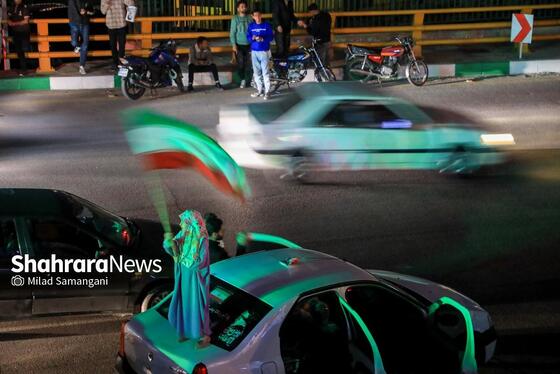 مراسم رونمایی از بزرگترین المان هنری شهری مشهد با عنوان «وطن»