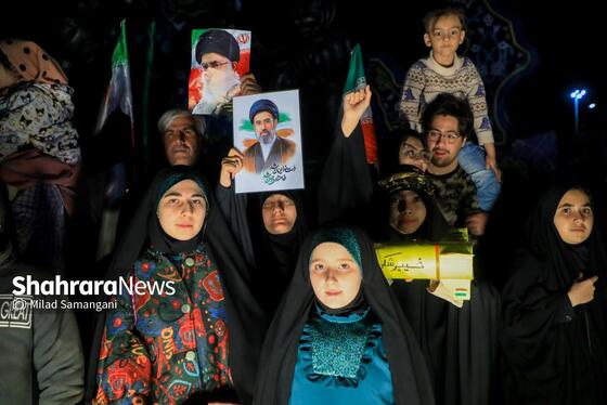 مراسم رونمایی از بزرگترین المان هنری شهری مشهد با عنوان «وطن»