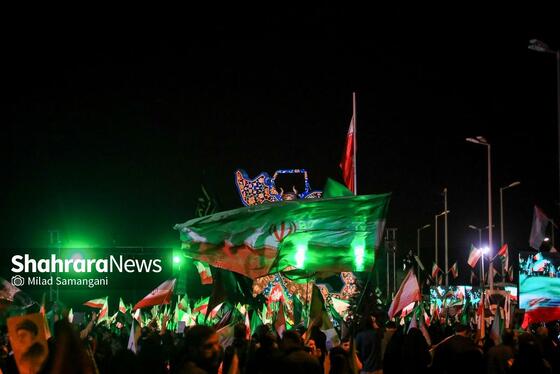 مراسم رونمایی از بزرگترین المان هنری شهری مشهد با عنوان «وطن»