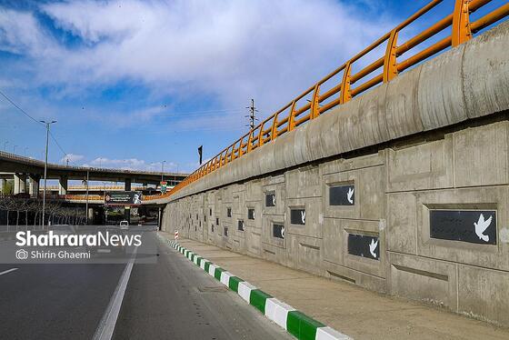 گزارش تصویری | المان‌های نوروزی در خیابان‌های مشهد ۱۴۰۵