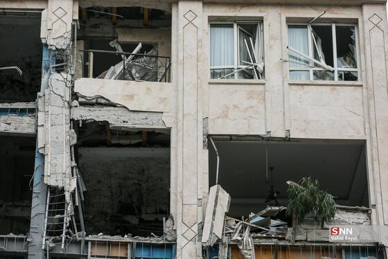 گزارش تصویری | خسارات ناشی به منازل مسکونی تهران در حملات وحشیانه دشمن