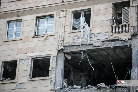 گزارش تصویری | خسارات ناشی به منازل مسکونی تهران در حملات وحشیانه دشمن