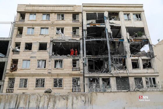 گزارش تصویری | خسارات ناشی به منازل مسکونی تهران در حملات وحشیانه دشمن