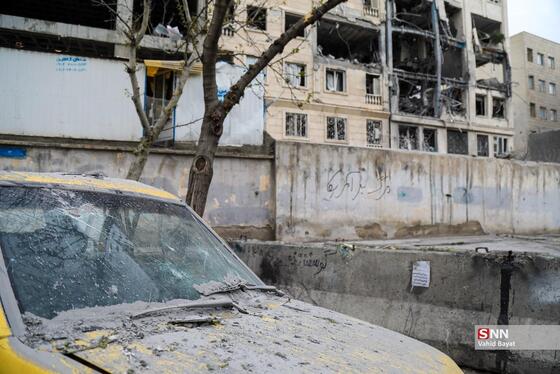 گزارش تصویری | خسارات ناشی به منازل مسکونی تهران در حملات وحشیانه دشمن