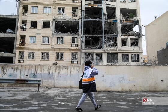 گزارش تصویری | خسارات ناشی به منازل مسکونی تهران در حملات وحشیانه دشمن