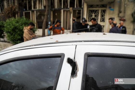 گزارش تصویری | خسارات ناشی به منازل مسکونی تهران در حملات وحشیانه دشمن